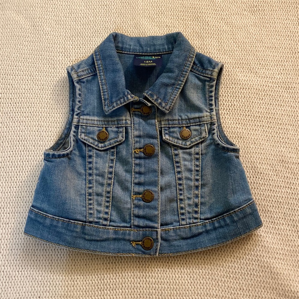 Genuine Kids Jean Jacket Vest